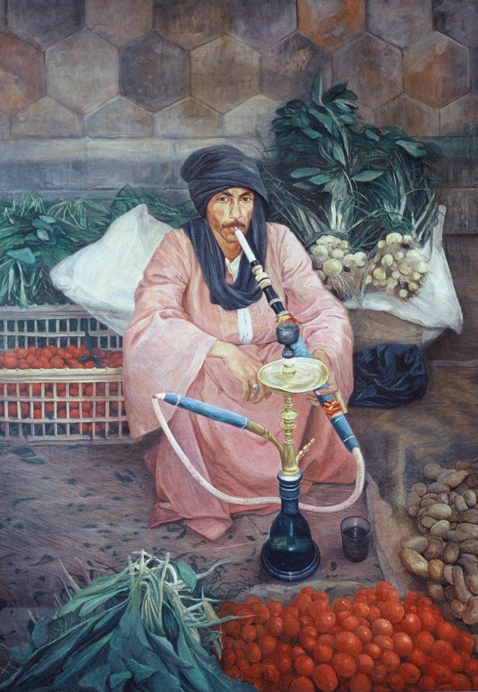 Ägyptischer Gemüsehändler